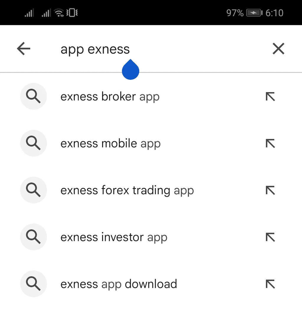 Enter application search keywords輸入應用程式搜尋關鍵字