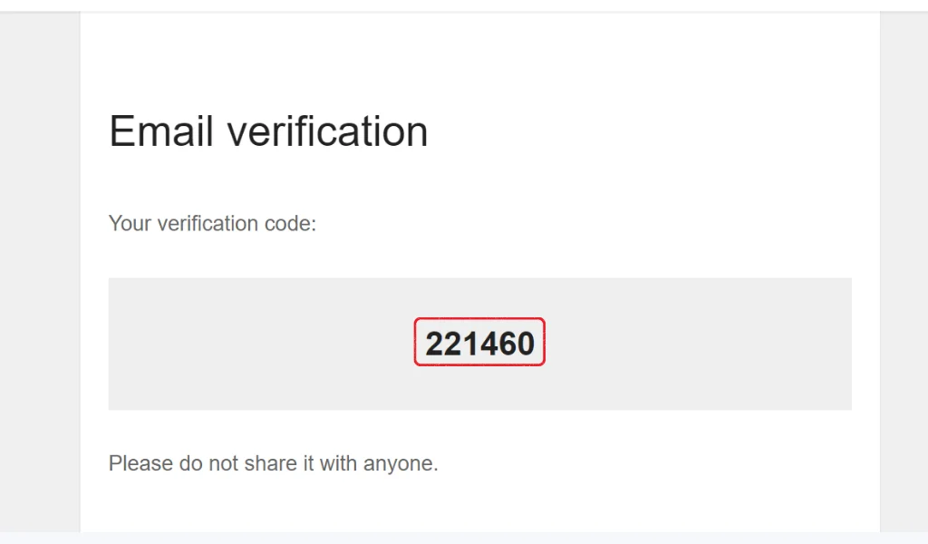 Receive Verification Code When Creating an Exness Account建立 Exness 帳戶嗰陣會收到驗證碼
