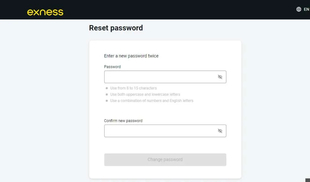 Your password has been changed.你個密碼已經改咗。