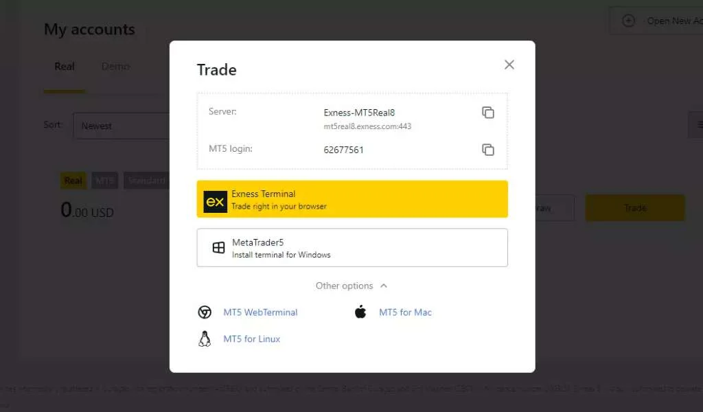 Exness login is also extremely simpleExness 登入亦都係極其簡單