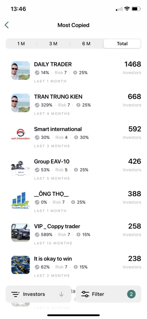 Copy Trade Exness: Advantages抄襲貿易前身:優點