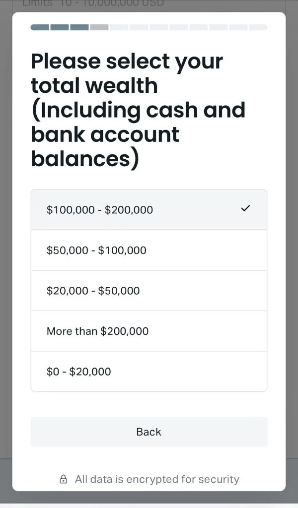Please select your total assets請揀你嘅總資產