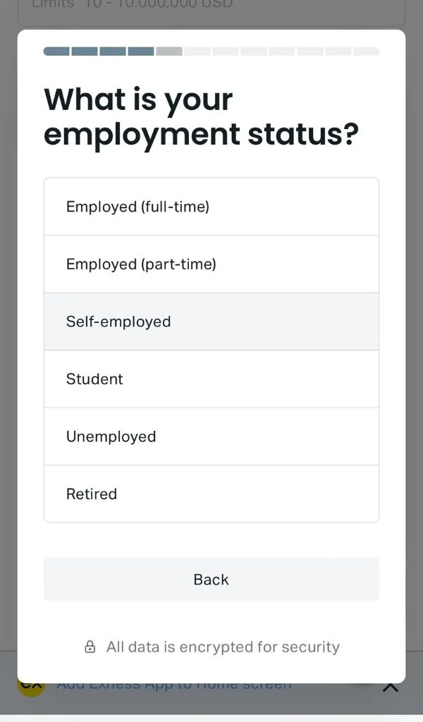Your employment status  你嘅就業狀況