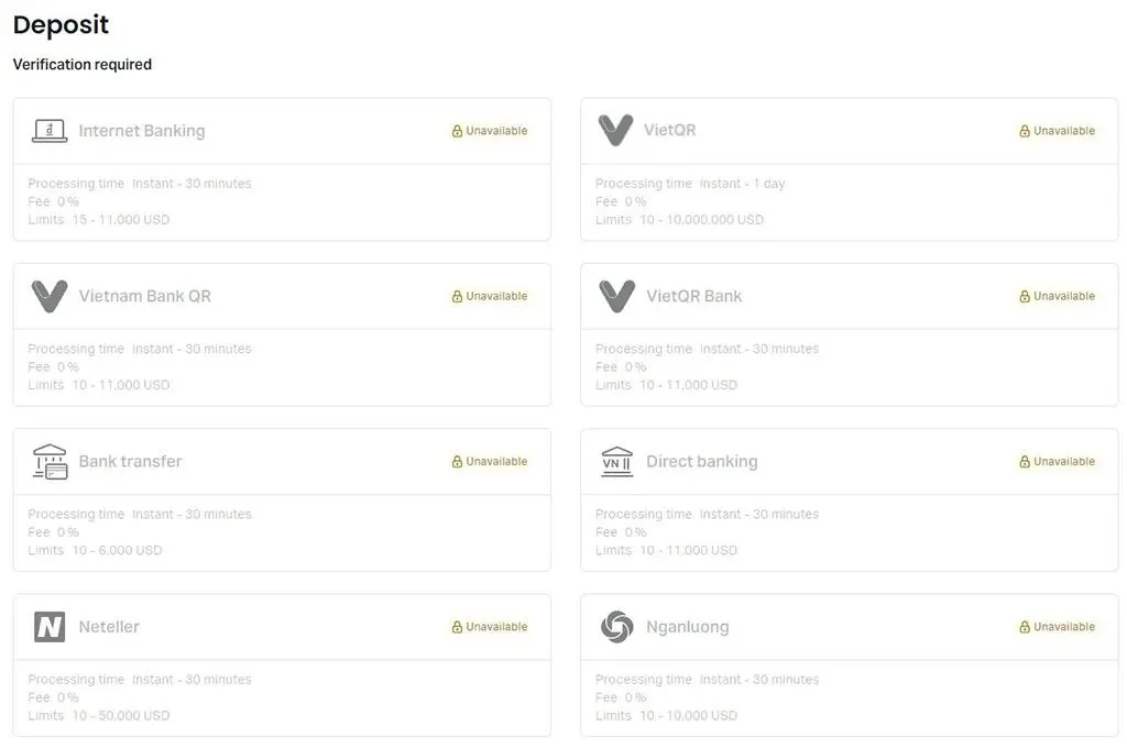Error: Unable to select transaction method錯誤:揀唔到交易方法