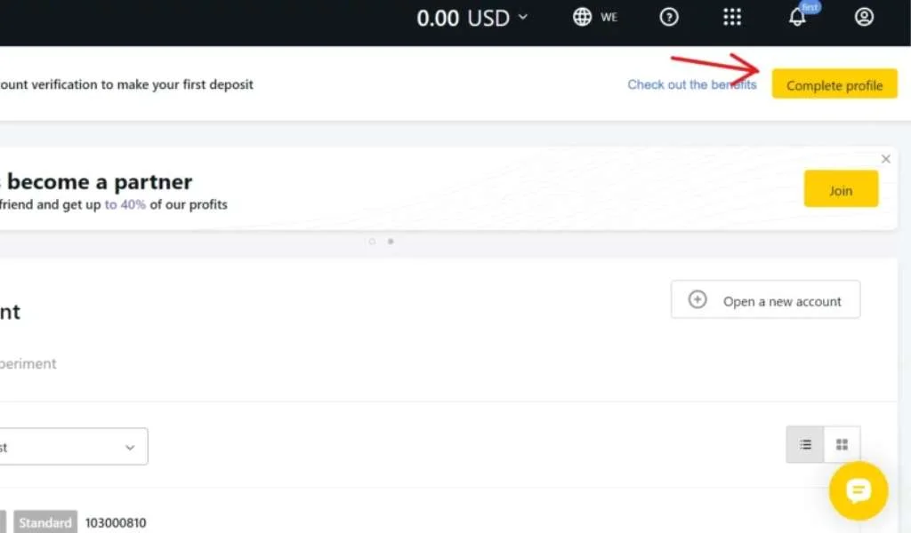 Complete Profile 完整嘅個人檔案