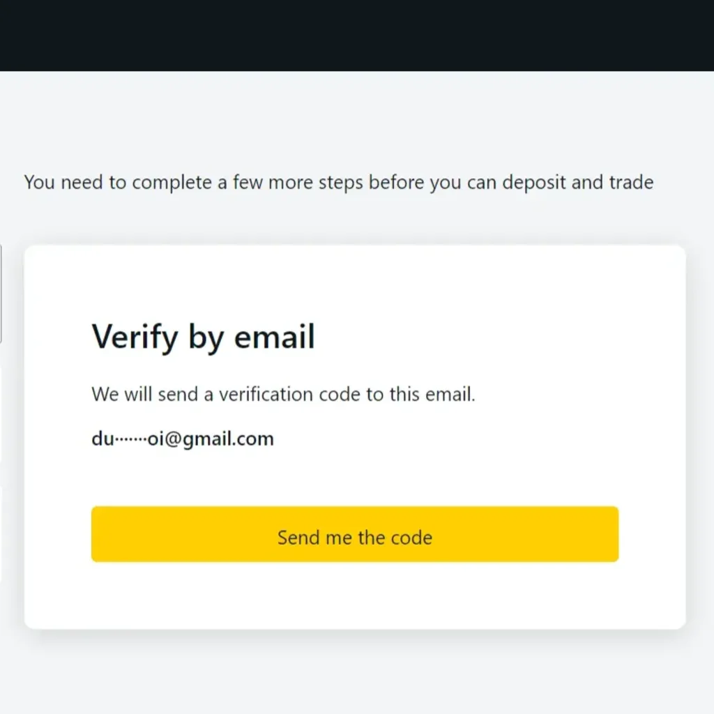 Confirm Email Information確認電郵資料