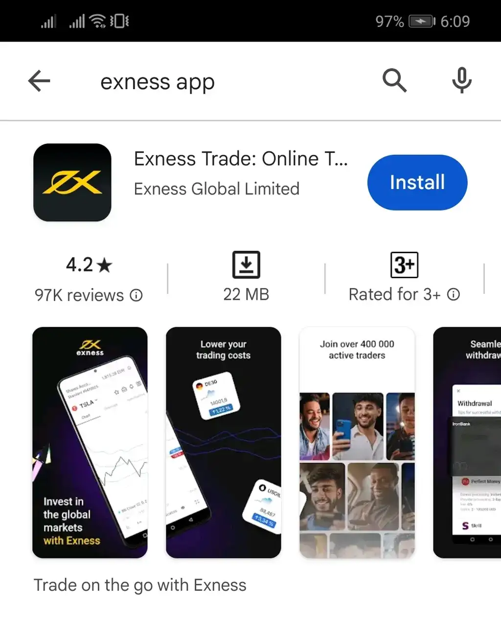 Go to the App Store or Google Play on your phone.喺手機上面去 App Store 或者 Google Play 。 Go to the App Store or Google Play on your phone.喺手機上面去 App Store 或者 Google Play 。