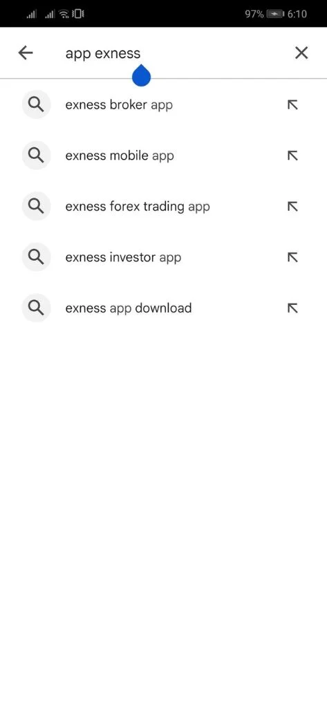 Download the Exness App to your phone將 Exness 應用程式下載到你嘅手機
