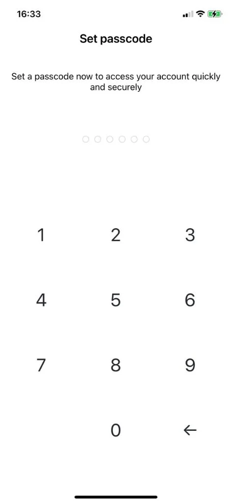 Continue setting your password.繼續設定你嘅密碼。