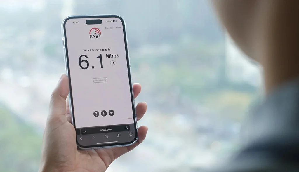 Due to internet connectivity由於互聯網連線