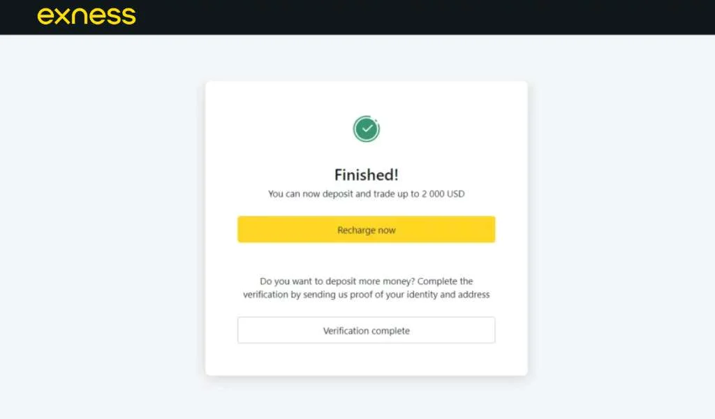 Complete the registration process完成登記程序