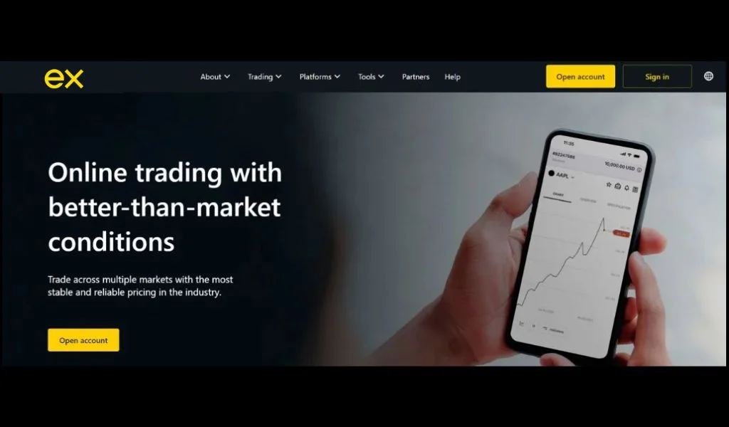 Exness Floor Interface  Exness 地板介面