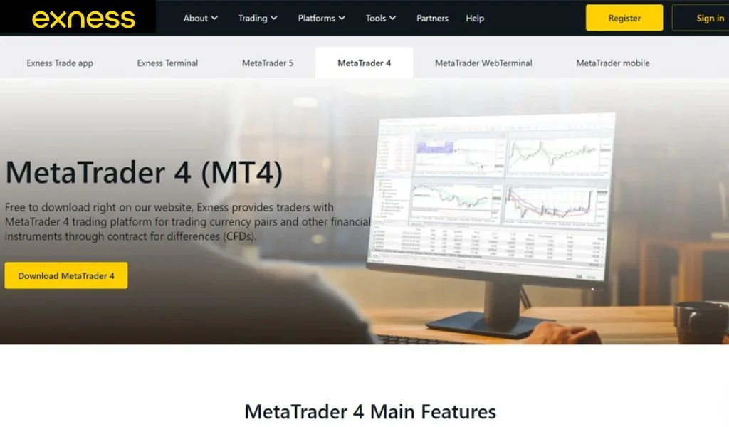 Download Exness MT4 下載 Exness MT4