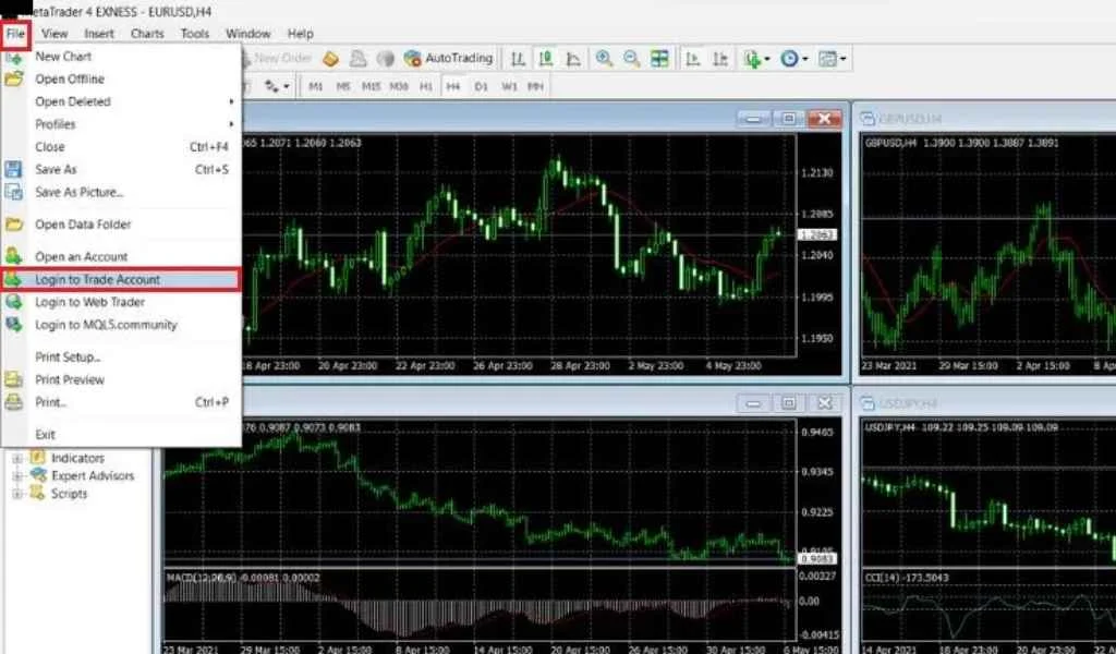 Instructions for Logging into Exness MT4 on a Computer喺電腦上面登入 Exness MT4嘅指示