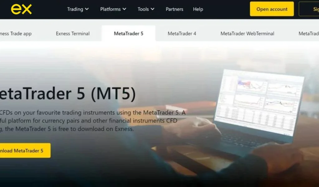 Download Exness MT5 下載 Exness MT5