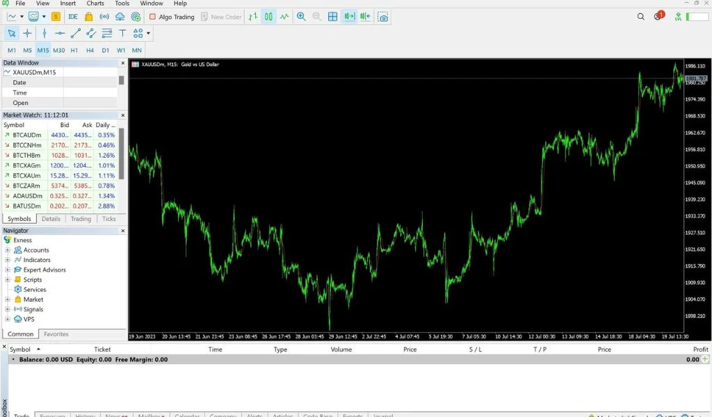 MT5 Computer Interface MT5電腦介面