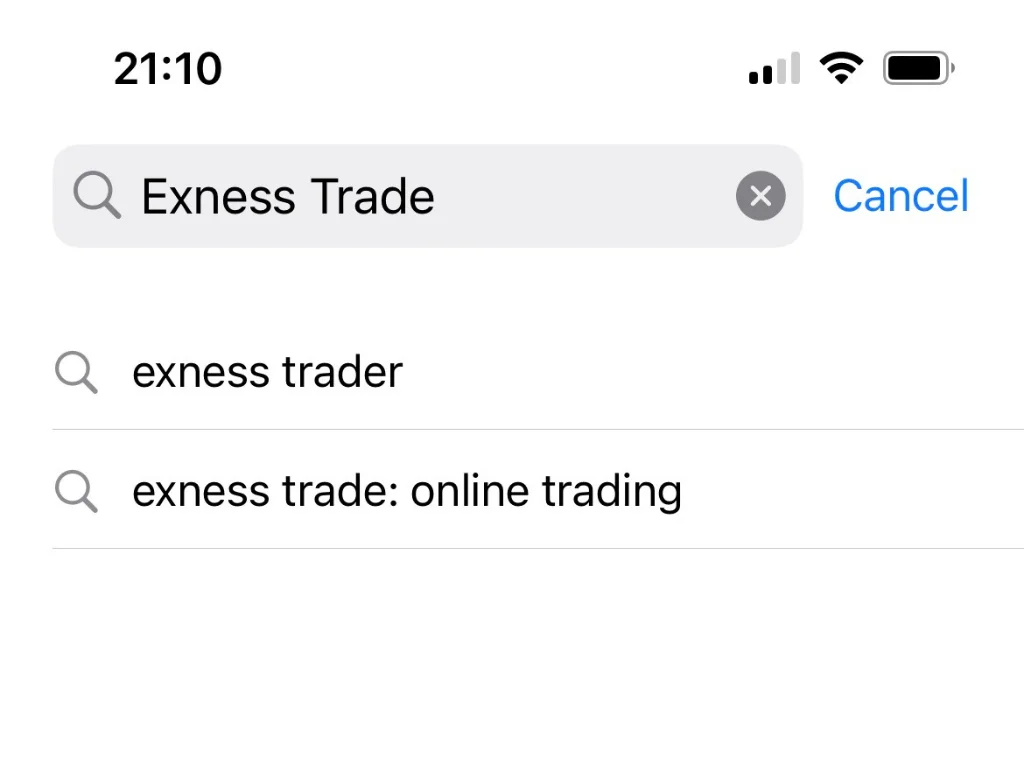 Search for Exness Trade on the App Store喺 App Store 搜尋 Exness 貿易