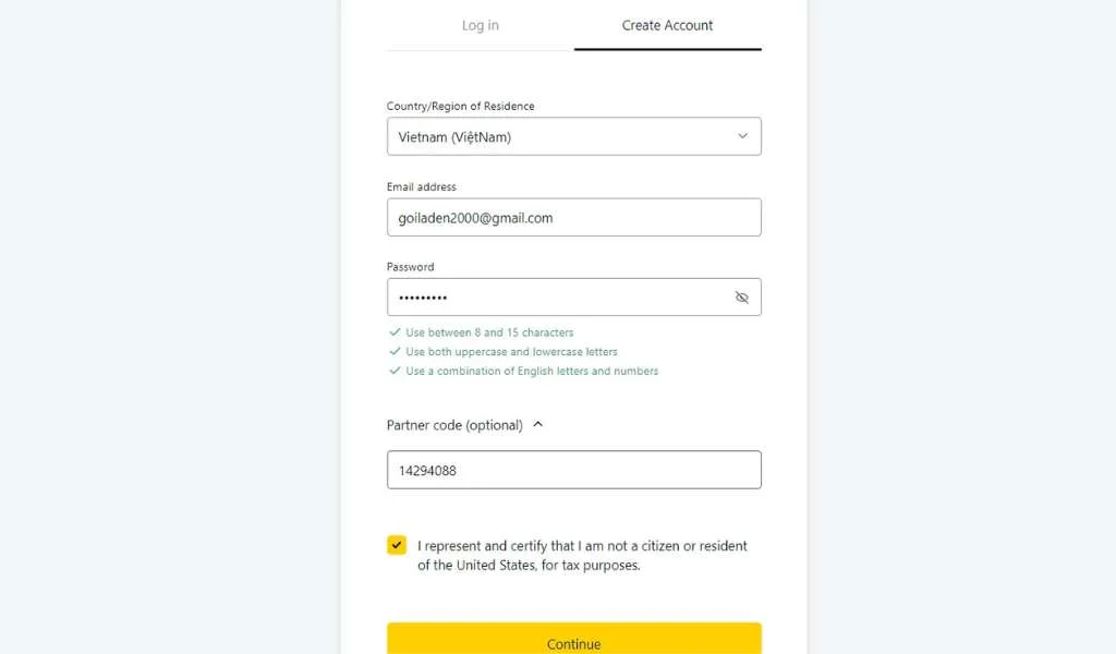 Create an MT4 Exness account before downloading the platform.喺下載平台之前,建立一個 MT4 Exness 帳戶。