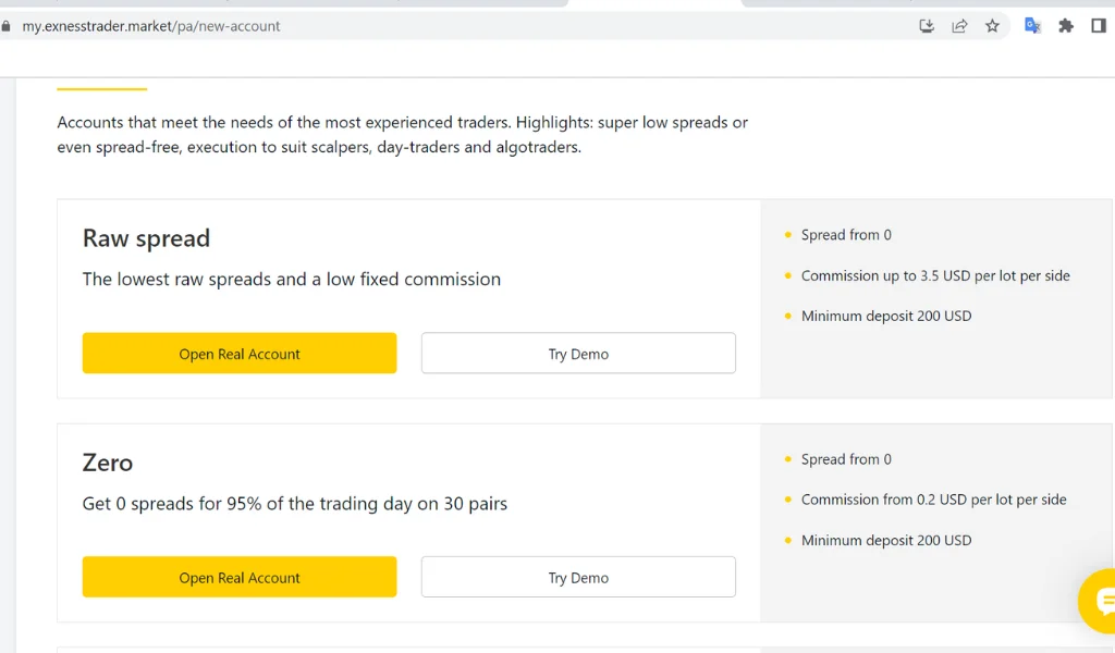 Compare the similarities and differences between Raw Spread and Zero Deposit account types比較原始差價同零存款戶口類型之間嘅相似同唔同