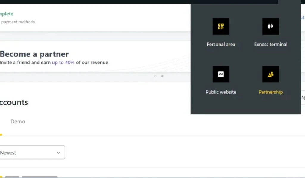 Exness Floor Personal AreaExness 樓層個人區域