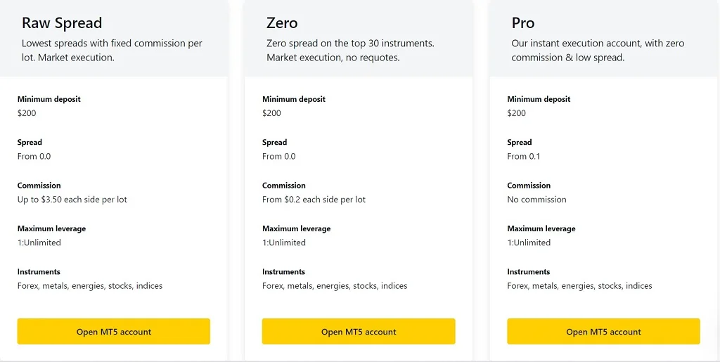 There are a variety of account types suitable for beginners and experts有唔同嘅帳戶類型,適合初學者同專家
