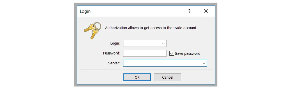 Log in to MT5登入 MT5