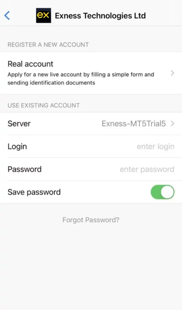 Enter the required information on the screen to log in喺畫面上面輸入登入所需嘅資料