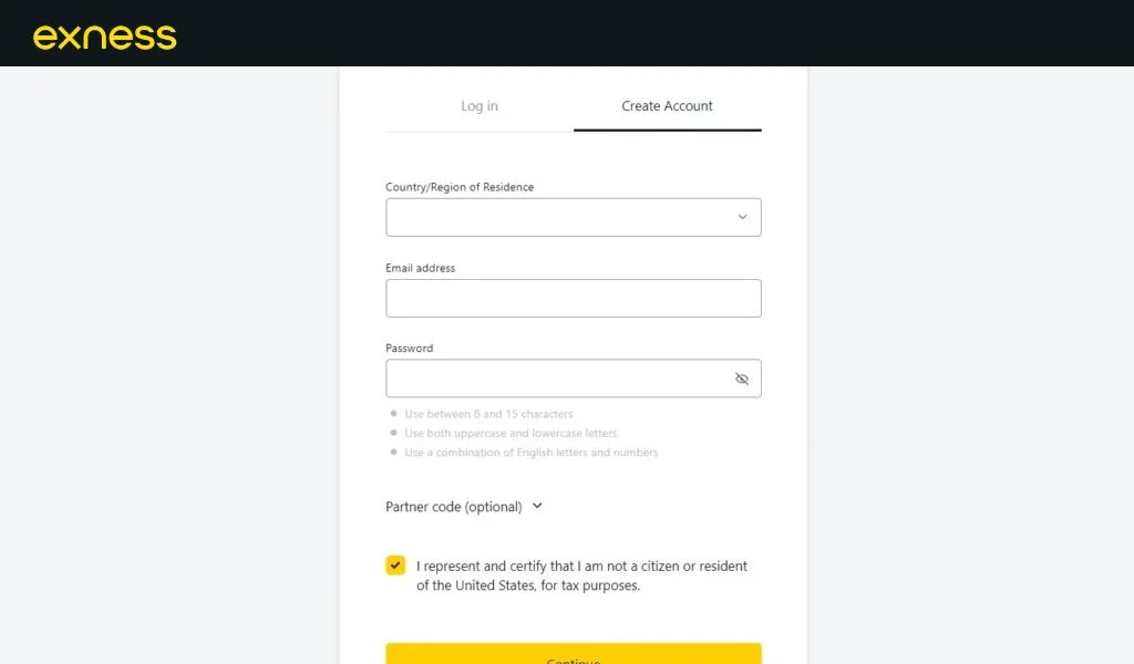 注册 Metatrader 5 Exness註冊元交易員5 Exness