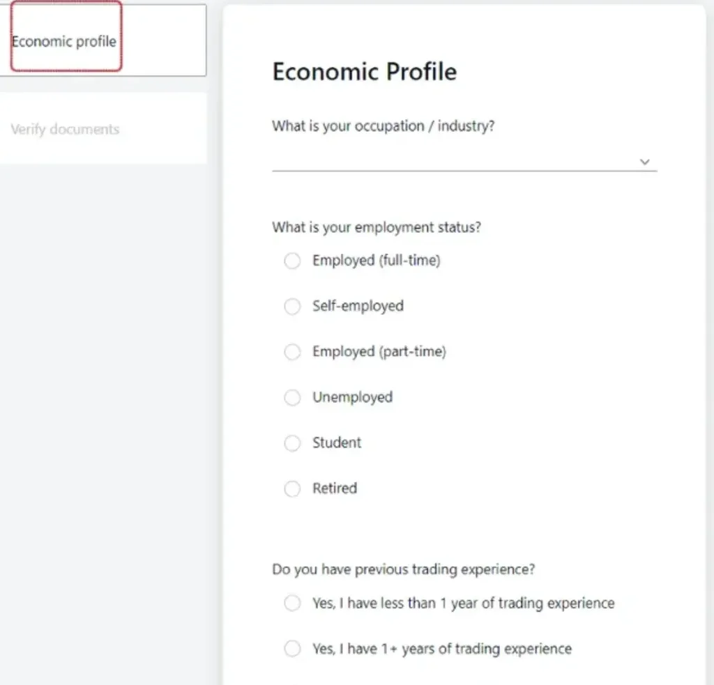 Declare your personal details when opening an Exness account開 Exness 帳戶嗰陣要申報你嘅個人資料