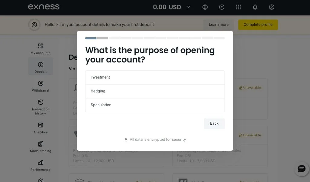 Fill in professional information填寫專業資料