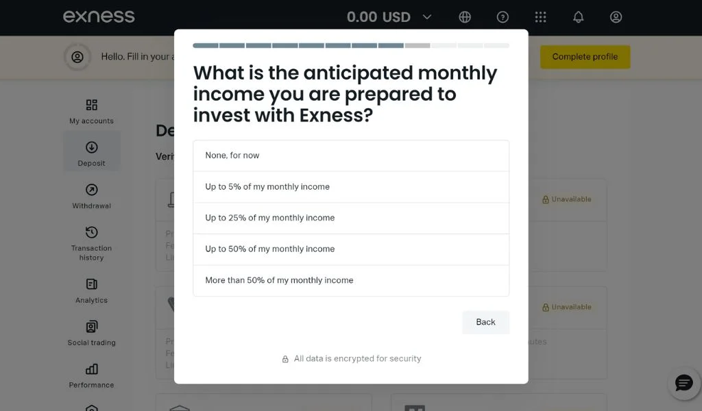 The purpose of opening an Exness account開 Exness 戶口嘅目的