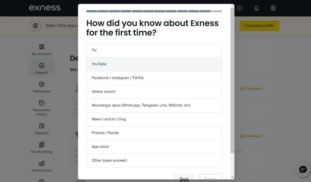 How did you learn about Exness?你點樣知道艾克奈斯?