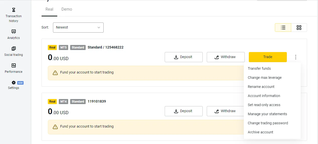 Steps you can take in your account settings你可以喺你嘅帳戶設定入面採取嘅步驟