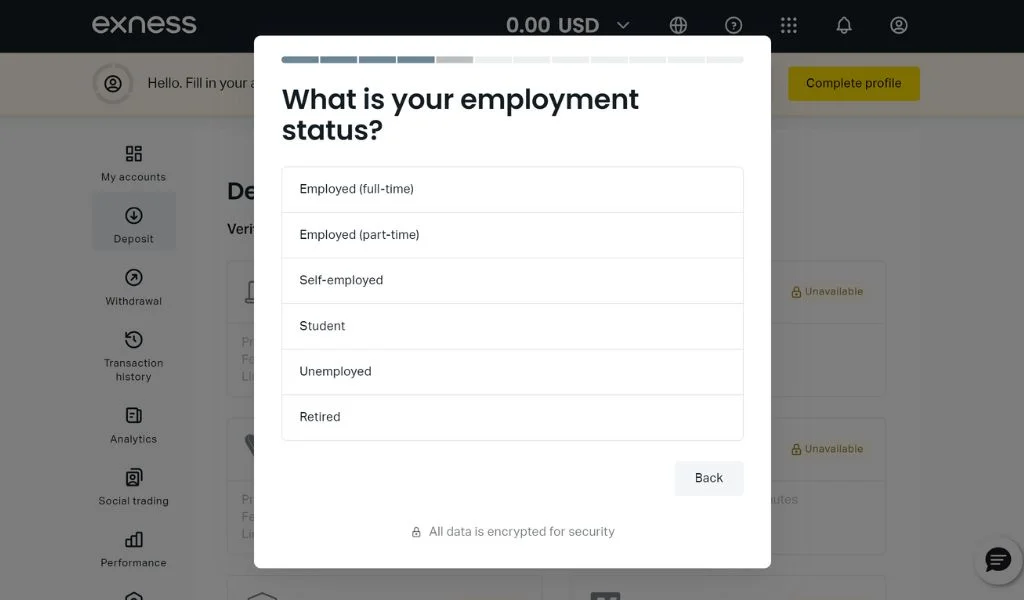 The purpose of opening an Exness account開 Exness 戶口嘅目的