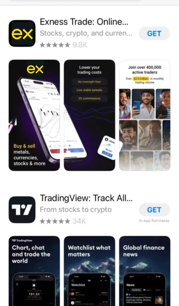 Download Exness Trading Mobile下載 Exness 交易手機
