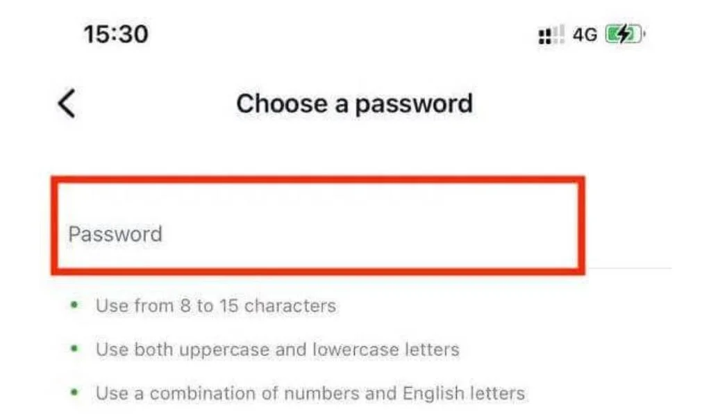 Set password 設定密碼